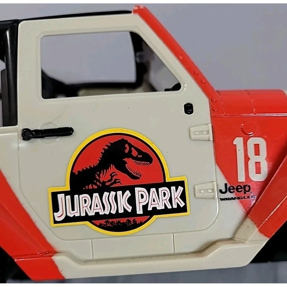 2021 Jada Jurassic Park Jeep Wrangler R/C UNTESTED!! NO‎ REMOTE